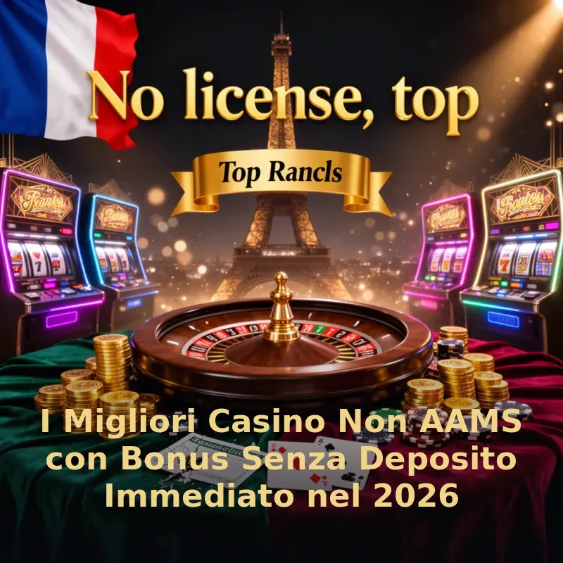 I Migliori Casino Non AAMS con Bonus Senza Deposito Immediato nel 2026